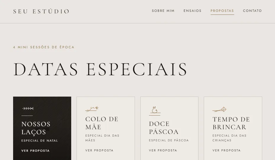 Preview — As suas propostas